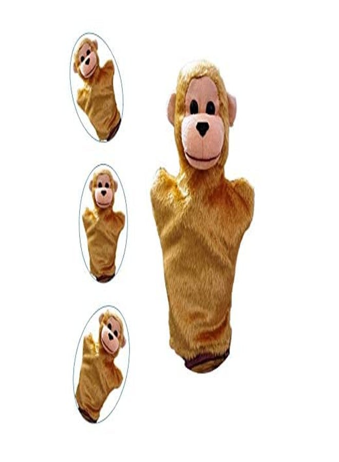 VARUSH Wild Animals & Birds Storytelling Hand Puppets/Hand Puppets for Kid's Learning Playing (Monkey) - Image 1